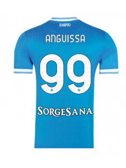 Billige SSC Napoli Frank Anguissa #99 Hjemmedrakt 2025-26 Kortermet